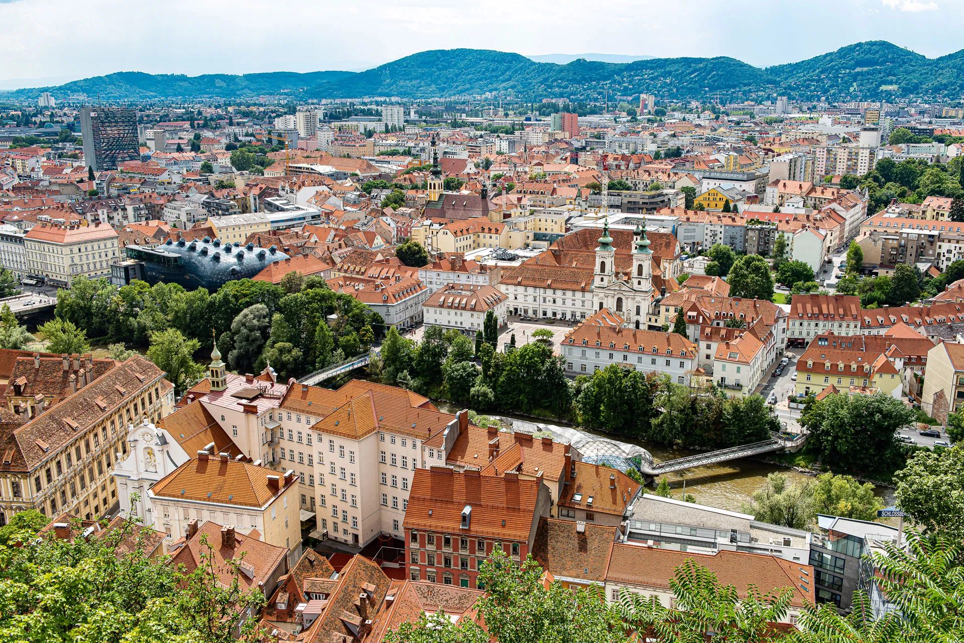 Graz i Austrijski park skulptura