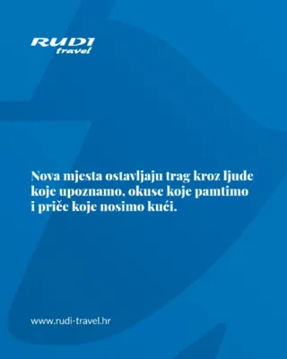 Motivacijska putnička misao ☀️

Svaki izlet donosi nešto novo — pogled, okus, susret ili uspomenu koja ostane dugo nakon povratka.

Odaberi svoj sljedeći izlet na https://f.mtr.cool/rvbey8nz46 i kreni s nama.
RUDI Travel