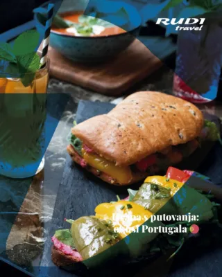 Hrana s putovanja: okusi Portugala 🇵🇹🥧

Portugalska kuhinja jednostavna je, mirisna i snažno povezana s morem.

Bacalhau, svježe srdele, caldo verde, sendvič bifana i nezaobilazni pastel de nata samo su dio okusa koji prate putovanje od prve jutarnje kave do večere uz ocean. 🐟☕️

Jer ponekad cijela uspomena na grad stane u mali hrskavi kolačić pojeden za stolom neke skrivene slastičarnice. ✨

Koji biste portugalski specijalitet najradije probali?

RUDI Travel