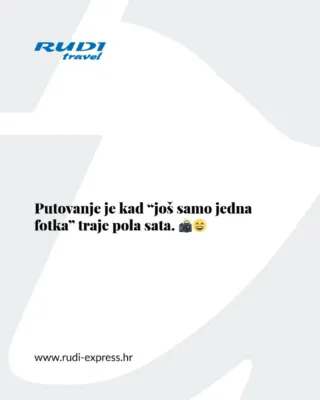 [ SMJEŠNA STRANA PUTOVANJA ]

Svako putovanje ima barem jedan trenutak zbog kojeg se svi nasmiju. 😄🌍

RUDI Travel