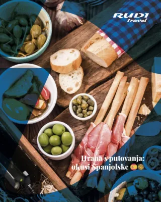 Hrana s putovanja: okusi Španjolske 🇪🇸🥘

U Španjolskoj hrana nije samo obrok, nego prilika za druženje, razgovor i uživanje bez žurbe.

Tapasi, paella, tortilla española, jamón, patatas bravas i churrosi s toplom čokoladom donose različite okuse svake regije. 🫒🍫

Jer najljepše večeri često počinju malim tanjurima na sredini stola, a završe velikim pričama koje dugo pamtimo. ✨

Koji biste španjolski klasik prvi naručili?

RUDI Travel